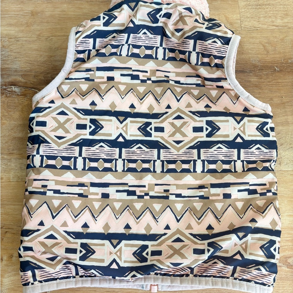 Columbia Toddler Light Pink Sherpa Fleece Vest - Picture 4 of 5